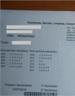 Formulario sellado con recibo de T.S.G. adjunto
